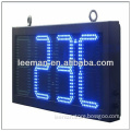 high quality led digital sign hanging led lights outdoor digital clock with temperature